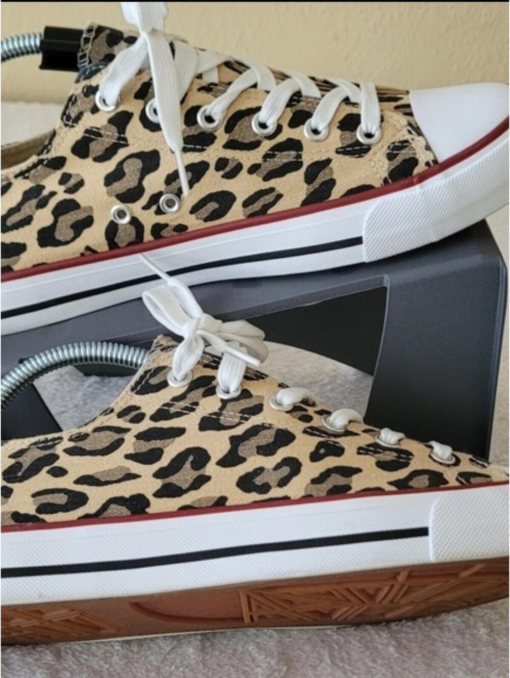 Fashion Cheetah Print Keds like Women  Sneakers Canvas Shoes Casual Leopard